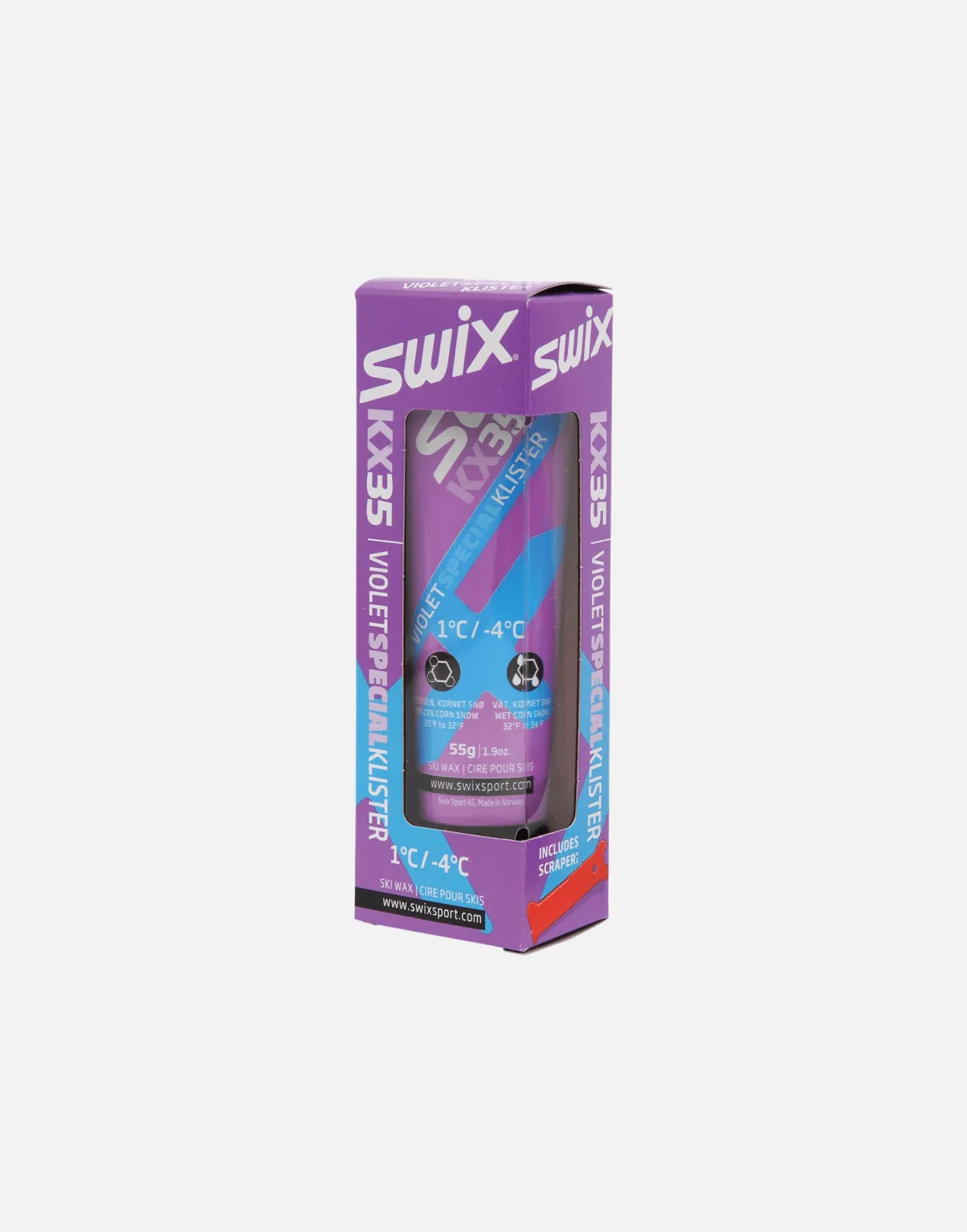 Swix KX Klister, Klistervalla