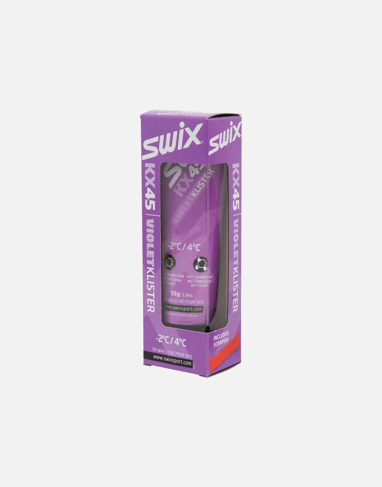 Swix KX Klister, Klistervalla