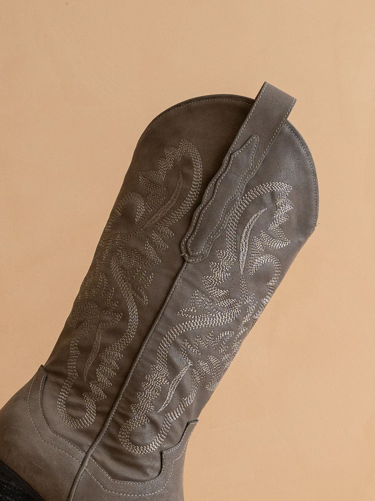The Amaya | Charcoal Classic Western Boot