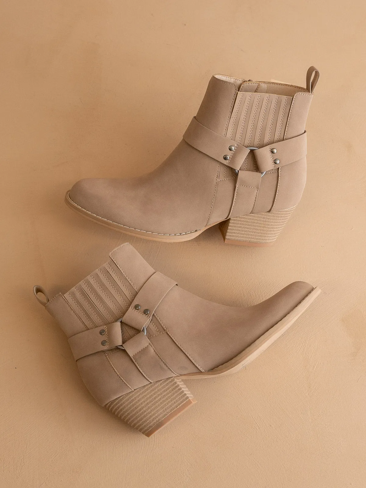 The Caleb | Cedar Wood Paneled Moto Bootie