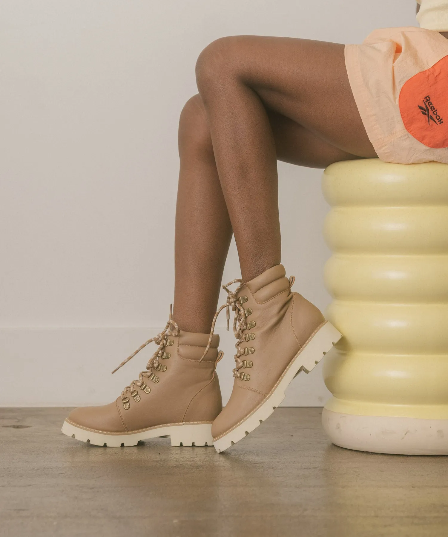 The Kinsley | Latte Laced Up Bootie