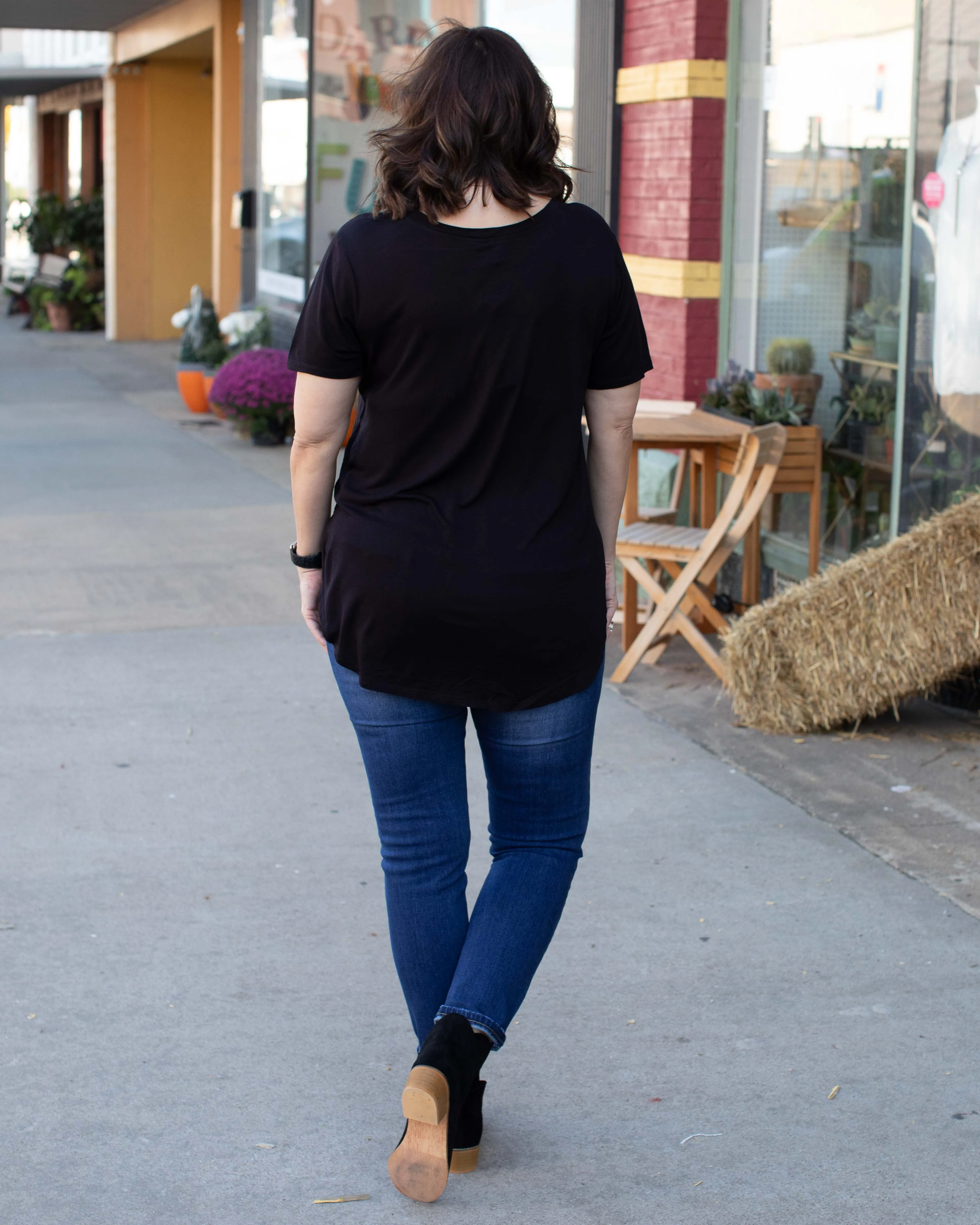 THE PERFECT FEEL LAYERING TOP - BLACK
