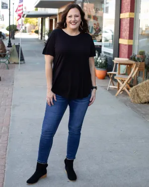 THE PERFECT FEEL LAYERING TOP - BLACK