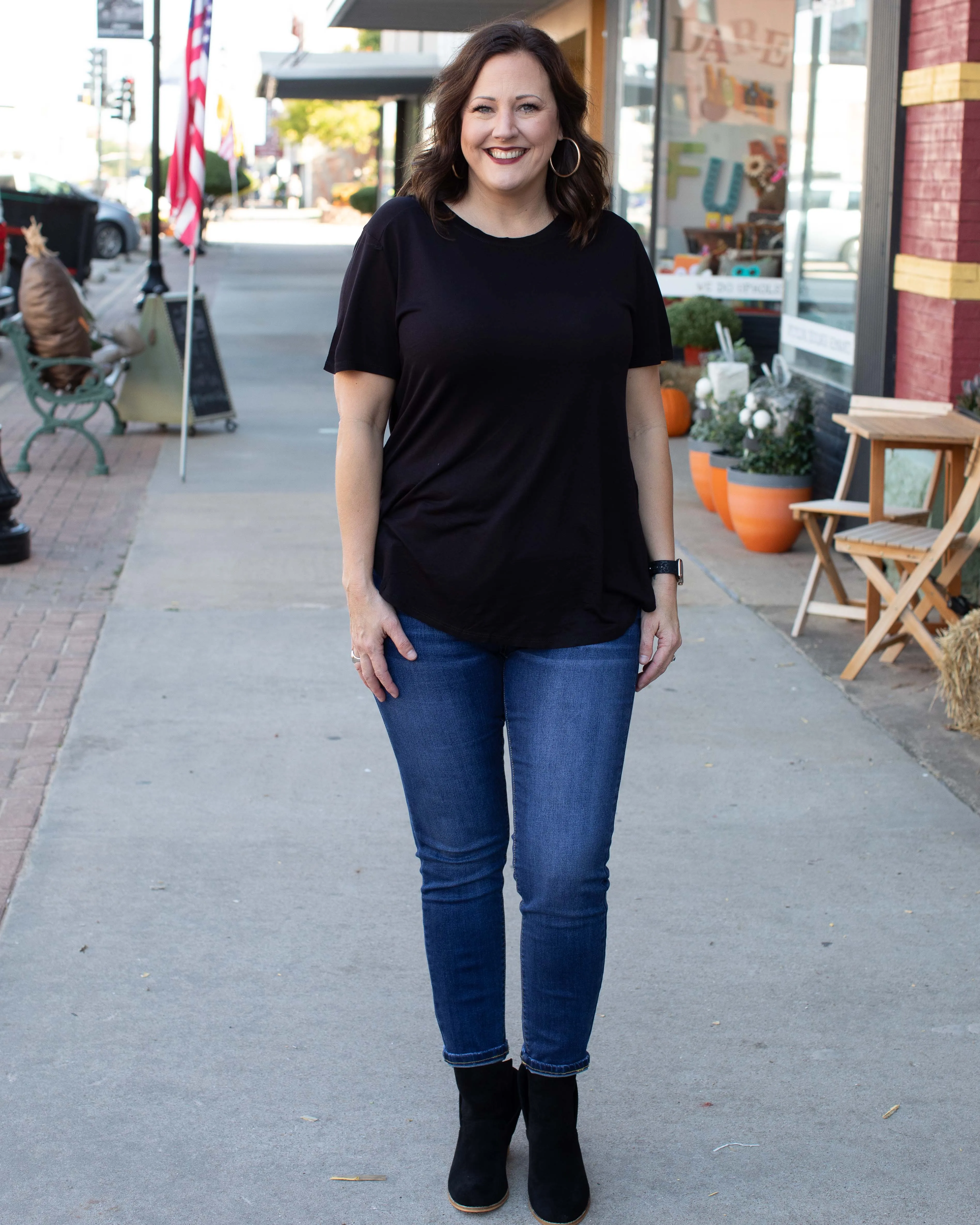 THE PERFECT FEEL LAYERING TOP - BLACK