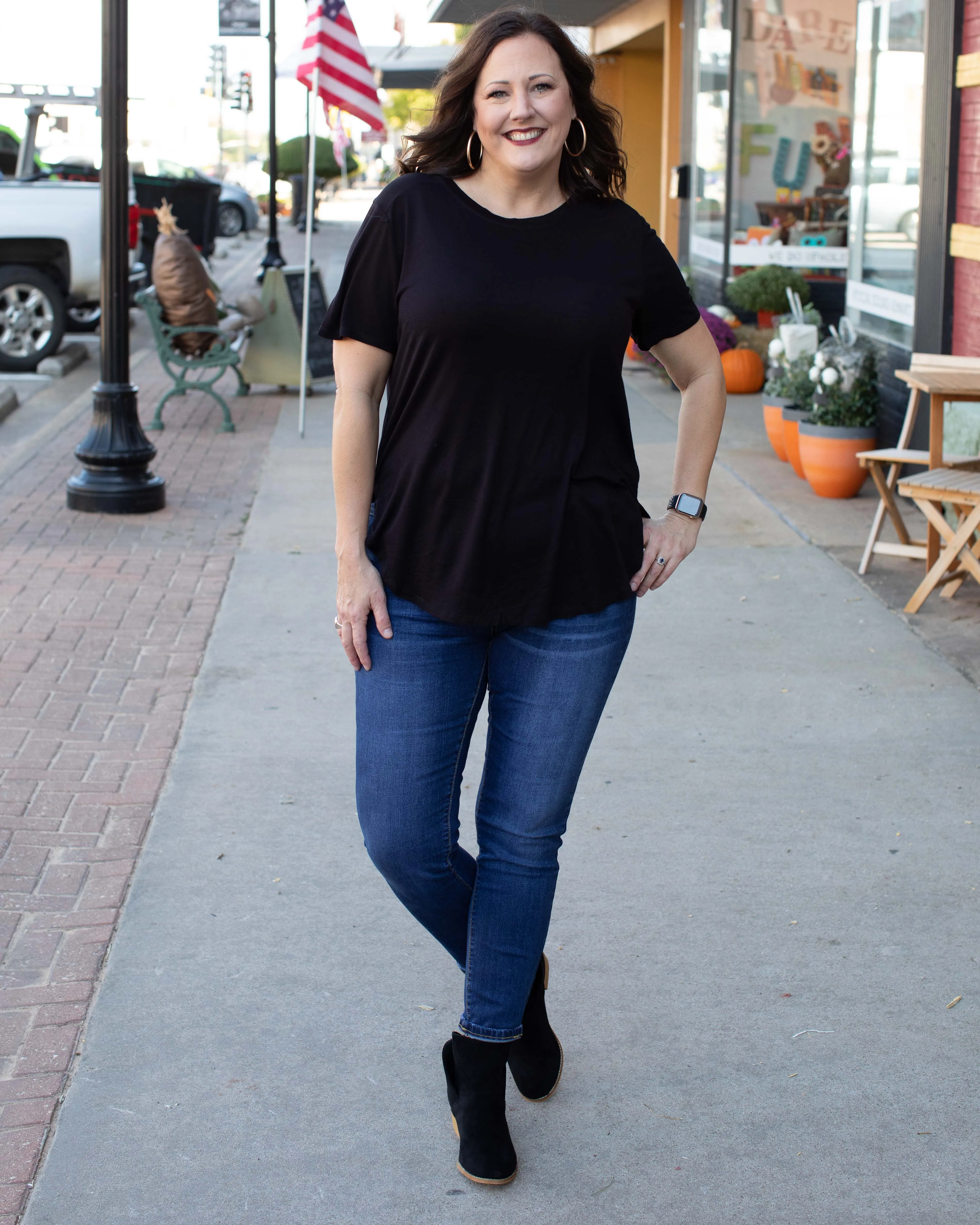 THE PERFECT FEEL LAYERING TOP - BLACK