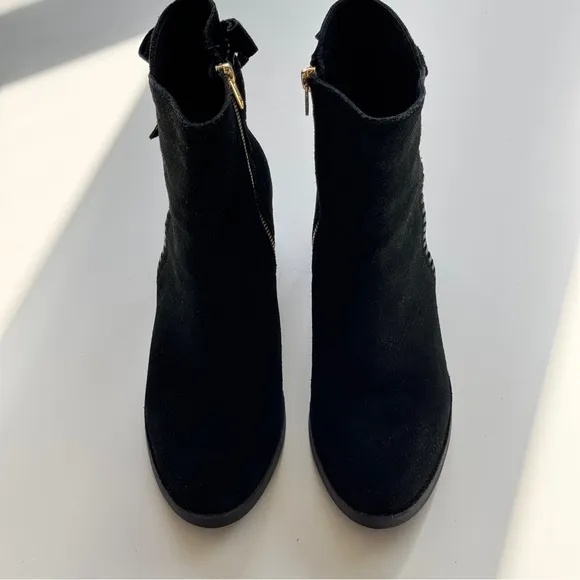 Ugg Friase Whipstitch Bow Bootie Black Size 9.5