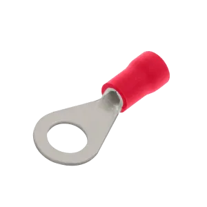 Unicrimp QRR8 Red Ring Terminal - 8mm Hole (100 Pack)