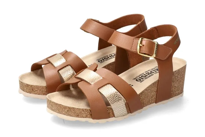 'Verana' women's sandal - brown mix