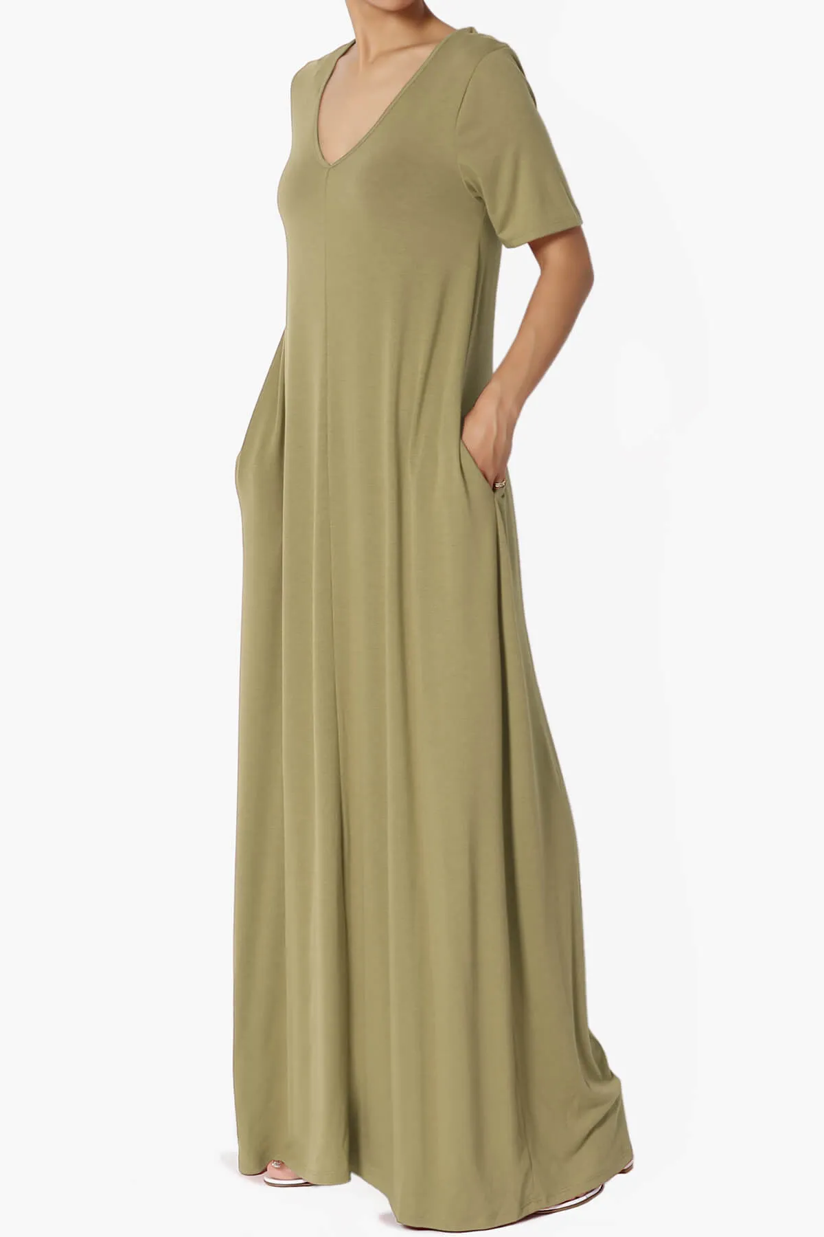 Vina Pocket Oversized Maxi Dress MORE COLORS