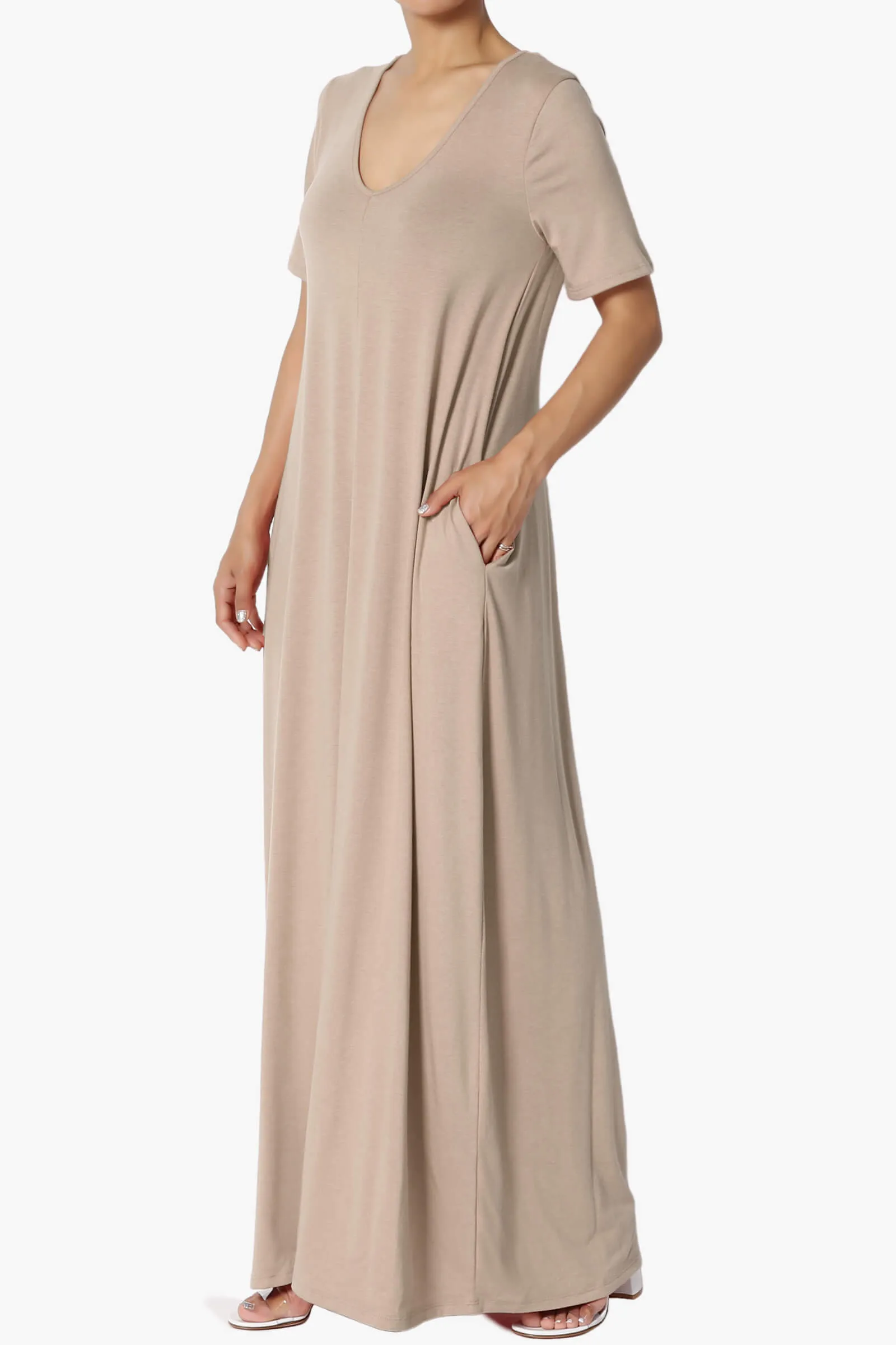 Vina Pocket Oversized Maxi Dress MORE COLORS