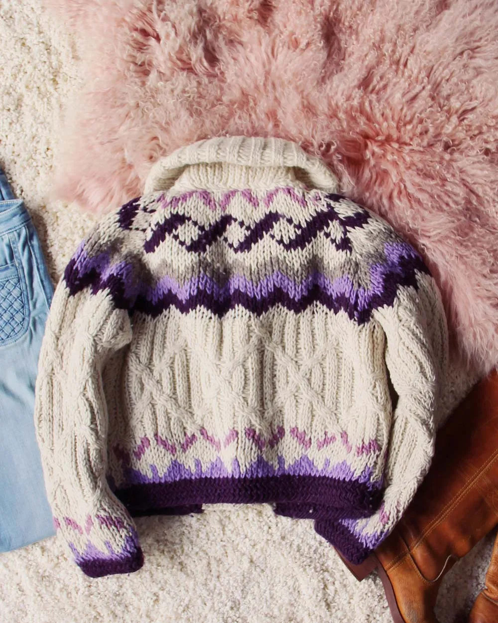 Vintage Cozy Knit Sweater