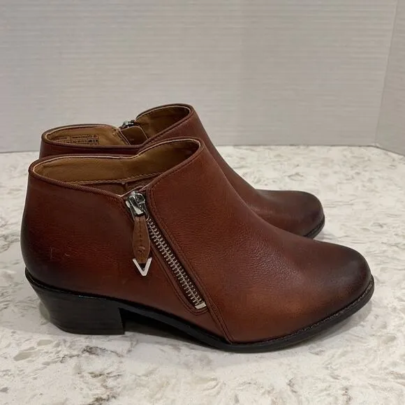 VIONIC Jolene Bootie Leather Mocha