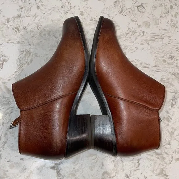 VIONIC Jolene Bootie Leather Mocha