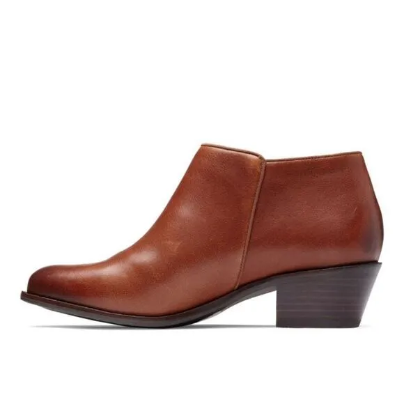 VIONIC Jolene Bootie Leather Mocha