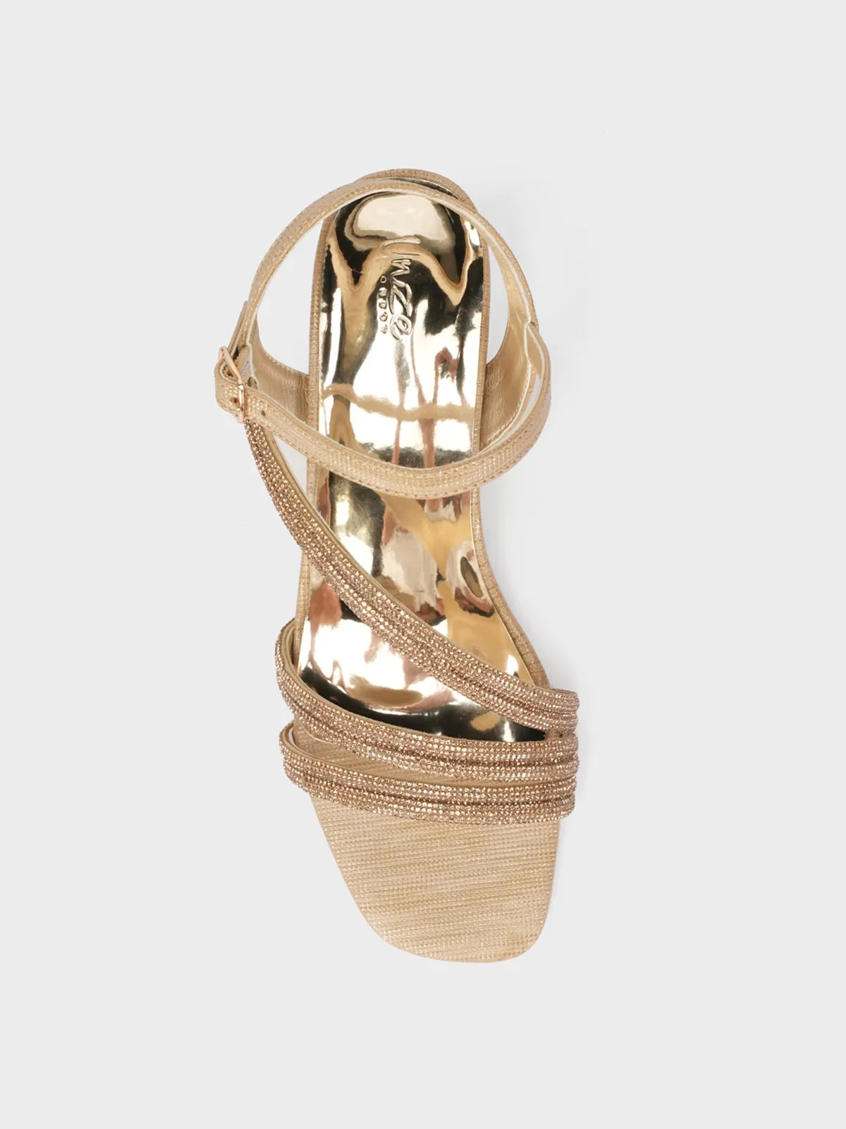 Women's "MOMUS" Glittery Party Sandals