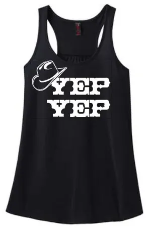 Yep Yep Cowboy Tank or Tee
