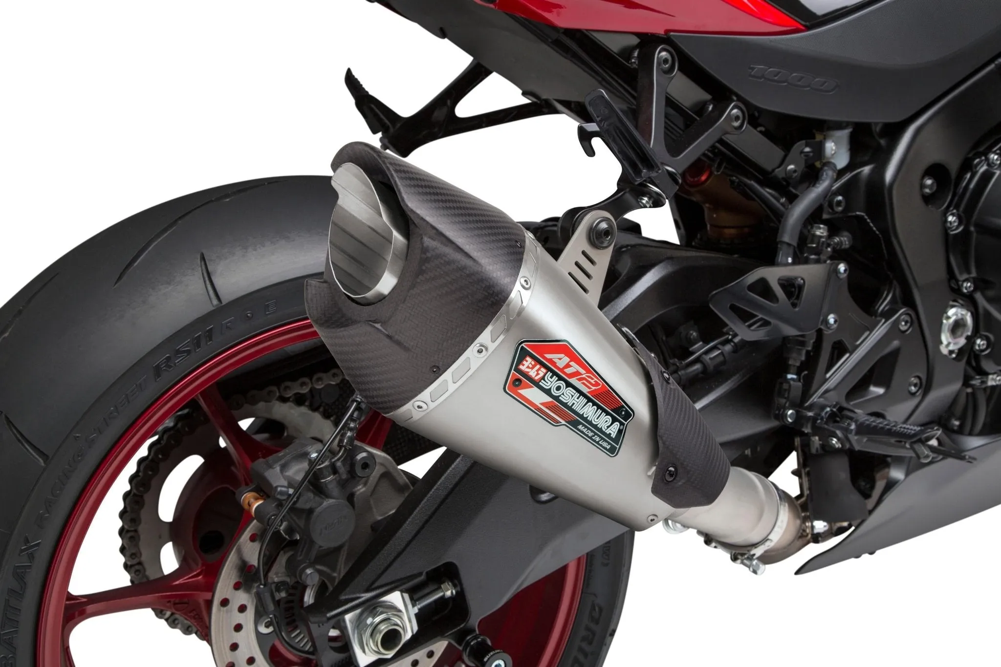 YOSHIMURA 11182BP521 AT2 Slip-On Exhaust