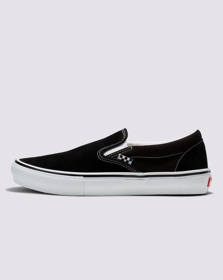 Zapatilla Skate Slip-On Black/White